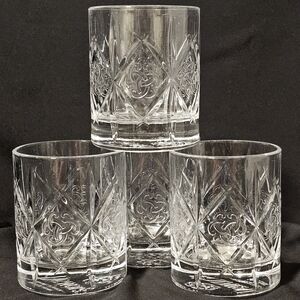 Dewar's True Scotch Whiskey Celtic Truth Knot Old Fashioned Glasses - Set Of 4